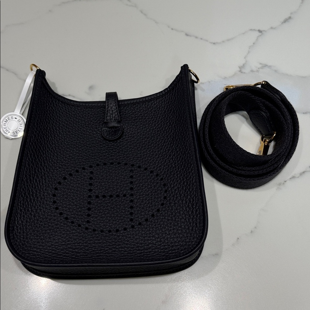 Brand New Hermes Evelyne 16 TPM Mini Caban/Gold Hardware K Stamp 2025 - Picture 5 of 8